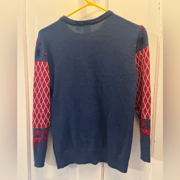 Spiderman Marvel Crewneck Christmas Sweater LG - Picture 3 of 8